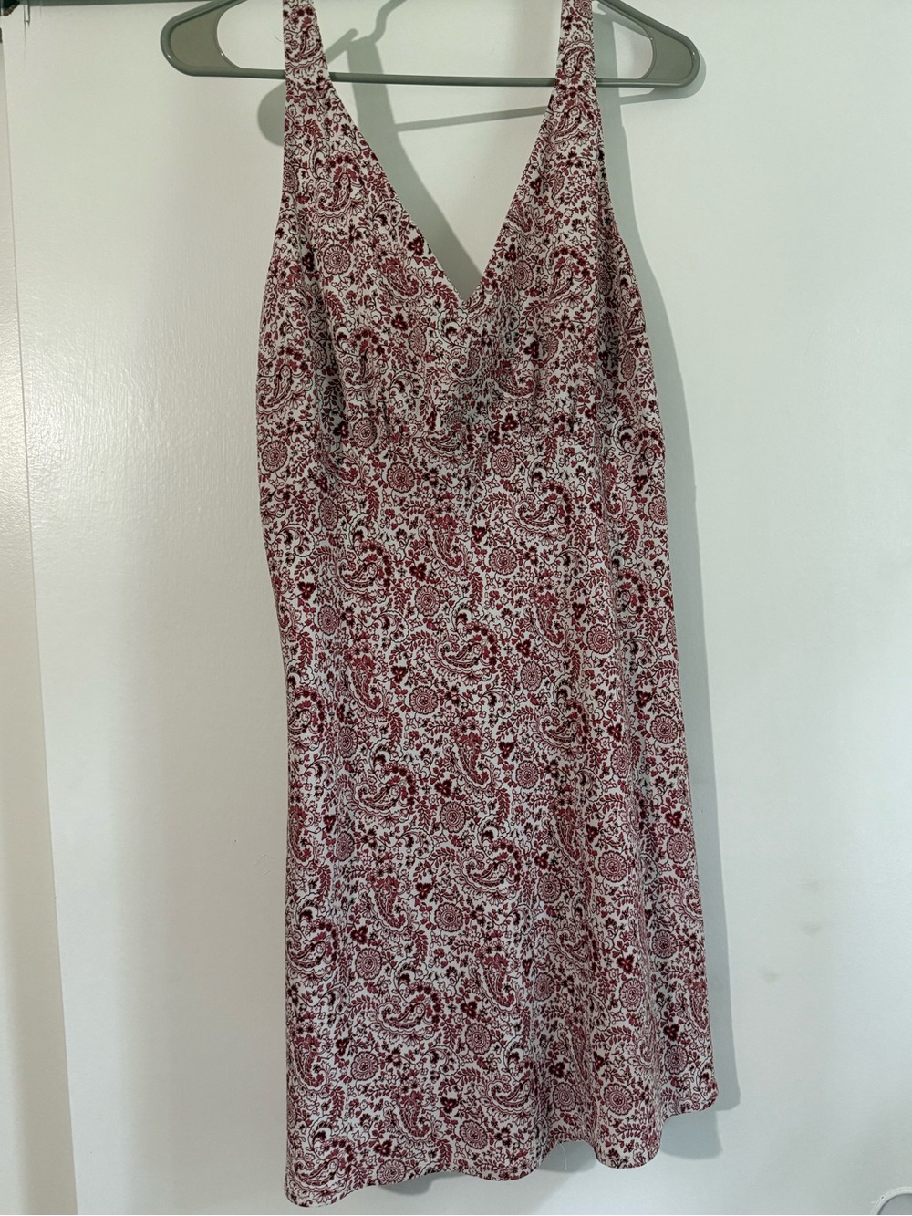 Abercrombie Red Paisley Mini Dress